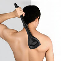 Ergonomic Back Shaver with Long Handle Portable Shaver with Long Handle Compact Body Groomer for Travel