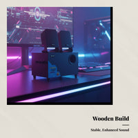 Bluetooth Speaker, Desktop Computer, Powerful Bass, Card Slot, USB, Active Audio