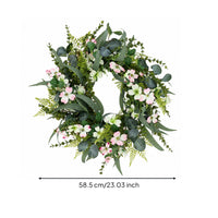 Greenery Wreath Farmhouse Decor Large for Window