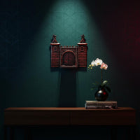 Castle Wall Sconce 3D Effect Gothic Candle Holder Distressed Finish for Bar