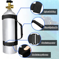 Adjustable Diving Oxygen Tube Fixing Strap