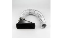 Carbon Fiber Pattern Air Duct Kit Universal Fit Carbon Fiber Pattern Air Funnel Easy to Install for Race Track
