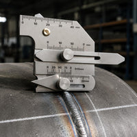 Weld Inspection Ruler Stainless Steel Weld Seam Measuring Tool
