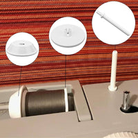 3 Pieces Sewing Machine Spool Cap Easy to Install Spool Peg Cap Plastic