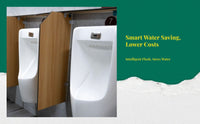 Touchless urinal flush saves water
