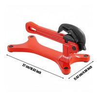 Yoke Pipe Vise Heavy-Duty Portable Pipe Holding Vise Rapid Adjust Clamping Device for Pipefitters