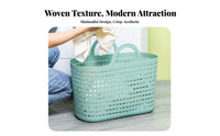 Handled Shower Tote With Handles Organizing Basket Easy to Clean for Under Sink