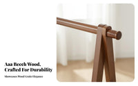 Floor-Standing complimentarystanding Coat Tree Space-Saving Clothing Rack Multi-Hook Design Garment Stand Minimalist aesthetic for Apartment Dwellers, Homeowners, Bedroom, Entryway, Hallway, Living Room