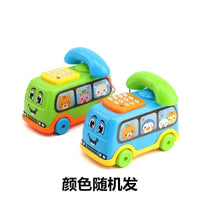会唱歌的电话小汽车卡通音乐巴士车 儿童玩具益智早教机玩具批发