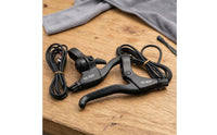 Motor Cut off Electric Bike Brake Lever 3-Finger Electric Bicycle Brake Lever Aluminum Alloy Black