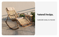 3 Pieces Modern Chinese Design 3 Piece Rattan Patio Set All-Weather Rattan Furniture Set Glass Tabletop Small Outdoor Table Chairs Long-Lasting Construction for Couples, Apartment Dwellers, Homeowners, Tea Time, Reading Nook, Garden, Backyard