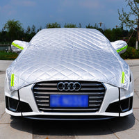 Car Half Cover Car Cover Sun Protection Insulation Front Windshield Window Snow Dust Full Cover