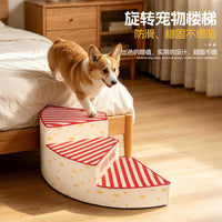 Pet Stairs for Small and Medium Dogs, Anti-Slip, Removable and Washable Ramp for Senior Dogs