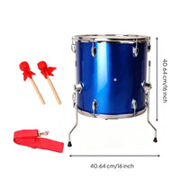16 Inch Cheering Drum Loud Sound Crowd Support Drum Set for Sports Events, Fans
