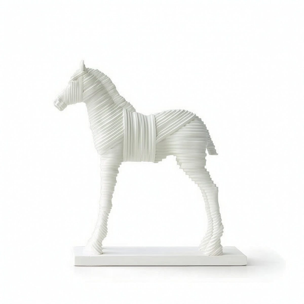 Horse Sculpture Abstract Horse Figurine Modern for Office Desk, Art Collectors
