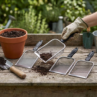 Garden Soil Sieve with Handle for Composting and Planting