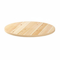 Large Round Dining Table with Built-in Rotating Turntable Wooden Top Foldable Design Portable Round Event Table Durable Fir Wood Construction Suitable for Family Gatherings Restaurants Banquets Conferences Home Decoration
