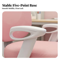 Adjustable Student Chair Support Adjustable Kids Desk Chair High-Elastic Cushion for Students, Teenagers, Study Room, Home, Bedroom