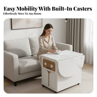 Multi-Functional elevateTop transformable Table Space-Saving elevateTop Coffee Table Movable with casters Living Room Furniture Sturdy long-lasting frame for Small Apartment Dwellers, Homeowners, Remote Workers, Dining Area, Home Office, Den