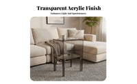 Mirrored Tray with gemed Handles Glittering Design Mirrored Crystal Tray Set Elegant design Multi-Purpose for Entryway, Bedroom