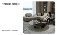2-Tier circular table Modern design Living Room Furniture Minimalist Aesthetic Sturdy and Stable for Interior Designers