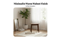 Durable Wood Construction Wooden Dressing Table with Stool and Mirror Minimalist Design Makeup Desk Space-Saving Vanity Set Includes Jewelry Organizer for cosmetic lovers, Apartment Dwellers, Teenagers