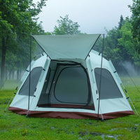 Automatic Instant-Setup Tent Easy Setup Hexagonal Tent Breathable Portable for Backyard