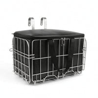 Cycle Basket with Inner Bag Sturdy Foldable Cycle Basket Front for Commuters, Errands