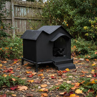 Waterproof Feline House Easy to Clean Pet Housing for Porch, Balcony