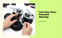 12V Waterproof Car Horn, Double Tone