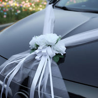 Wedding Car Decoration Set Easy Installation Wedding Car Decoration Kit Vehicle Accessory Paint-Safe No Tools Required
