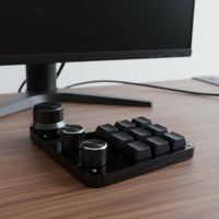 9 Key Keypad with 3 Knobs RGB Backlit Computer Peripheral Two-Mode Mode