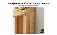 Transformable Sideboard Table Multi-Functional Kitchen Island Space-Saving Design Room Divider Function for Homeowners