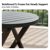 Small Round Stand Portable Round foldable Stand adaptable for Living Room