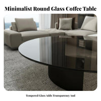 2-Tier circular table Modern design Living Room Furniture Minimalist Aesthetic Sturdy and Stable for Interior Designers