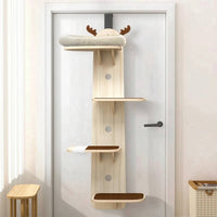 Door Hanging Cat Climber Space Saving over the Door Cat Perch Indoor Furniture fit Cats
