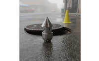 Rotary Nozzle with Ceramic Outlet Rotating Stainless Steel tube Cleaning Nozzle Industrial for Plumbers
