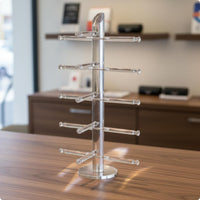 Acrylic Eyeglasses Display Stand Transparent Vertical Eyewear Display Rack