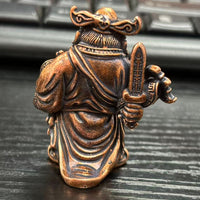 《福从天降》钟馗国潮铜摆件办公室职场工位创意工艺装饰寓意好物