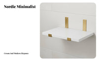 Adhesive surface-mounted board toolcostless Installation surface Shelf adaptable