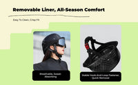 Certified carbon fiber half helmet