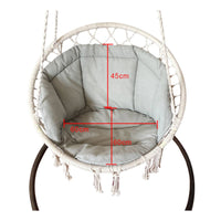Hanging Basket Cushion Soft Padded Home Furniture Thick for Balcony, Patio