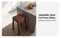 Stackable Square Stool Modern Minimalist Design Square Top Stackable Stool