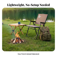 Foldable frogdesign Chair long-lasting Construction Folding Camp Chair with Armrests Includes Carry Bag Camping Equipment Strong Load-Bearing for Beachand travelers, outdoor diningkers, Fishing, outdoor dining, outdoor dinings, journey Trips