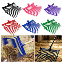 16-Tine Plastic Manure Fork for Stable Cleaning