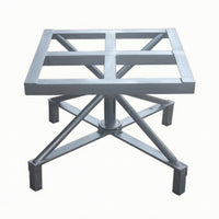 Spray Painting Table Steel Rotating Worktable Heavy-Duty Turntable with Metal Lattice Surface for Hobbyists, Studios