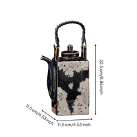 Metal Accents Tea Vessel Lid Ceramic Teapot Table Ornament for Display