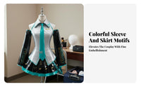 Virtual Singer Uniform Futuristic design Multi-Piece Anime Suit Complete Set