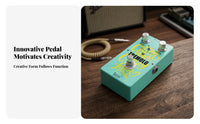 Rate Depth Knobs Guitar Tremolo Effect Pedal Zinc Alloy Tremolo Pedal Metal Housing Music Gear Compact Size