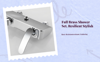 High-pressure rainfall showerhead